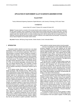 Application of Shape Memory Alloy in Harvesto-Absorber System