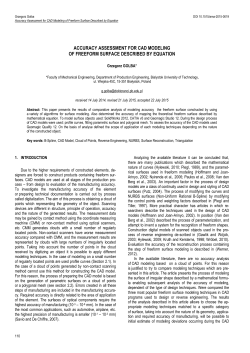 Accuracy Assessment for CAD Modeling of Freeform Surface Described by Equation