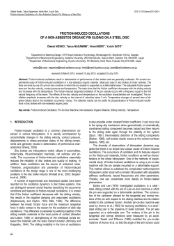 Friction-Induced Oscillations of a Non-Asbestos Organic Pin Sliding on a Steel Disc