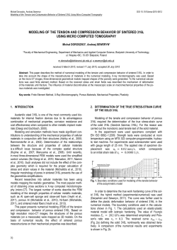 Modeling of the Tension and Compression Behavior of Sintered 316L Using Micro Computed Tomography