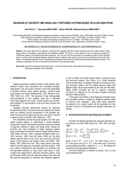 Diagnosis of Discrete-Time Singularly Perturbed Systems Based on Slow Reduced Subsystem