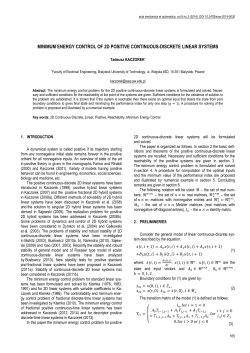 Minimum Energy Control of 2D Positive Continuous-Discrete Linear Systems