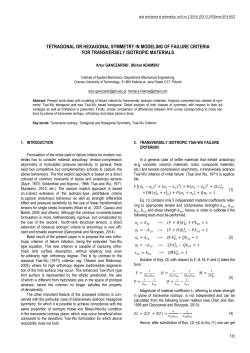 Tetragonal or Hexagonal Symmetry in Modeling of Yield Criteria for Transversely Isotropic Materials