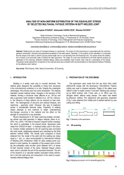 Analysis of Non-Uniform Distribution of the Equivalent Stress by Selected Multiaxial Fatigue Criteria in Butt-Welded Joint