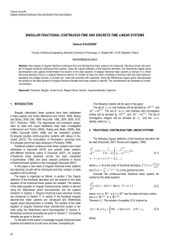 Singular Fractional Continuous-Time and Discrete-Time Linear Systems