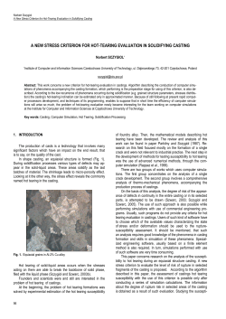A New Stress Criterion for Hot-Tearing Evaluation in Solidifying Casting