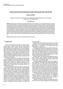 Rotor Crack Detection Approach Using Controlled Shaft Deflection