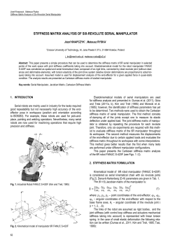 Stiffness Matrix Analysis of Six-Revolute Serial Manipulator
