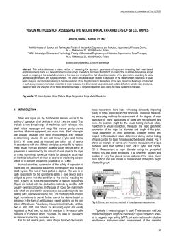 Evaluation of the Operational Parameters Of Ropes