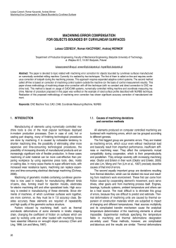 Machining Error Compensation for Objects Bounded by Curvilinear Surfaces