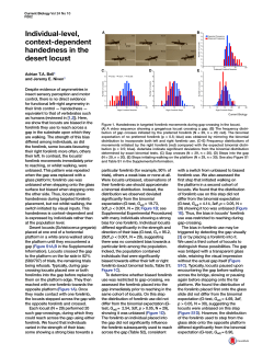 Handedness in Locusts [PDF 111.22KB]