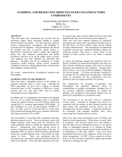 2008_1 Avoiding And Resolving Disputes Over Unsatisfactory Components