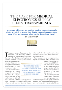 2011_7 Medical Design News - Medical Transparency - August 2011