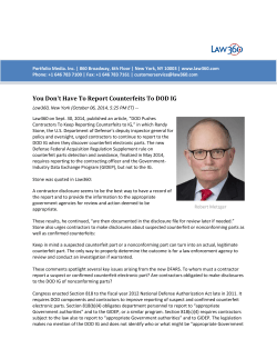 2014 11 You Dont Have To Report Counterfeits To DOD IG