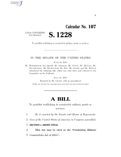 Combating Military Counterfeits Act of 2011