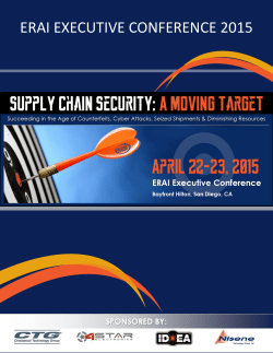 Click here to download the 2015 ERAI Executive Conference Brochure