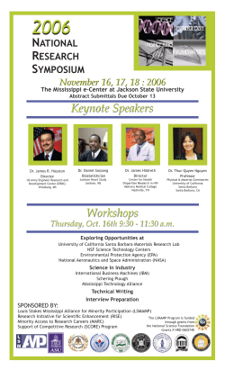 National Symposium Flyer