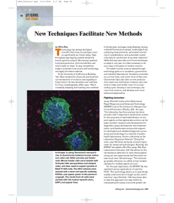 2006 New techniques facilitate new methods.