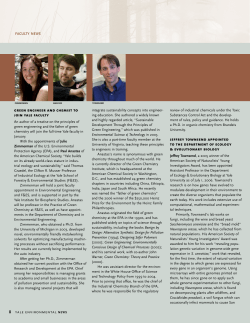 2006 Jeffrey Townsend appointed to Yale EEB Department.