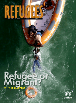 distinction that exists between a refugee and a migrant.