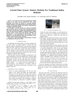 Arterial pulse system : modern .pdf