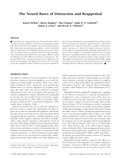 The neural bases of distraction and reappraisal.