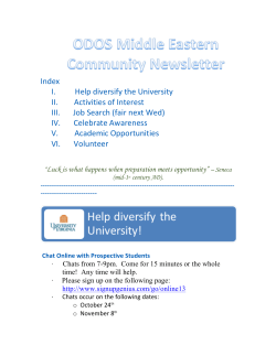 October 27th Newsletter