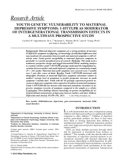 oppenheimer genetic vuln 5httlpr