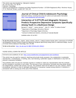 hankin jenness idiographic stressors