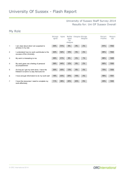 Staff survey flash report [PDF 224.07KB]