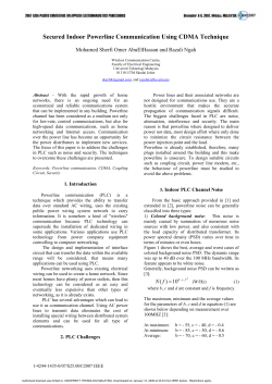 Razali Ngah 2007 Secured Indoor Powerline Communication Using