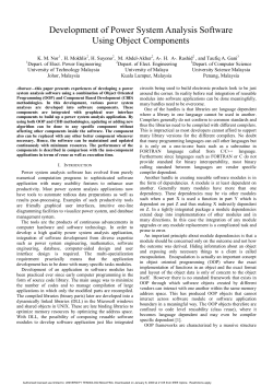 Khaled Mohamed Nor 2006 Development Of Power System Analysis
