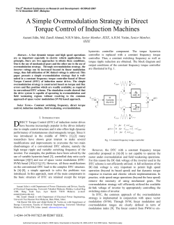 Nik Rumzi Nik Idris 2007 A Simple Overmodulation Strategy
