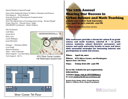 Download the Program for the SOS Conference 2011