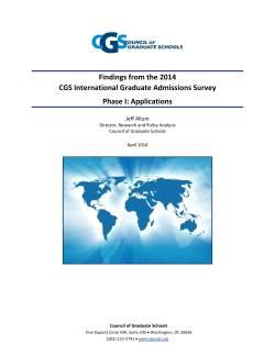 According to a report released on 17 April by the Council of Graduate Schools (CGS)
