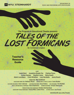 Tales of the Lost Formicans Resource Guide