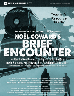 Brief Encounter Resource Guide