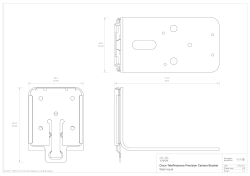 Cisco TelePresence Precision 40 and 60 Camera Bracket CAD Drawings