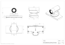 Cisco TelePresence Precision 40 Camera CAD Drawings