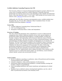 Professional Ethics II