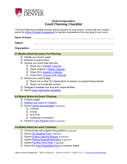 Checklist PDF