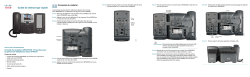 Cisco SPA500DS 15-Button Digital Attendant Console for SPA500 Family Phones Quick Start Guide (French, folded card)