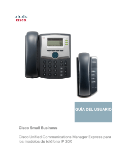 User Guide for Cisco SPA300 Series Phones (SPCP) - GuÃ­a del usuario (Spanish, Spain)