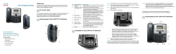 Quick Start Guide for Cisco SPA300 Series Phones - Kort brugsanvisning (Danish, Denmark)