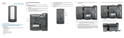 Cisco Small Business Pro SPA500S Attendant Console Quick Start Guide
