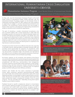 2012 Simulation Report