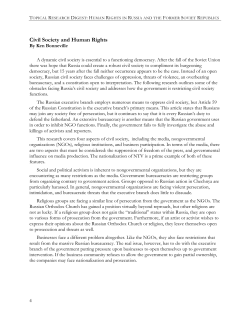 Civil Society Human Rights