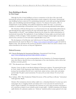 State-Building in Bosnia