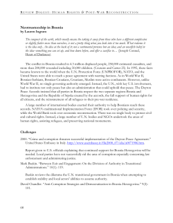 Neotrusteeship in Bosnia