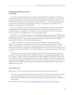 International Monitary Fund